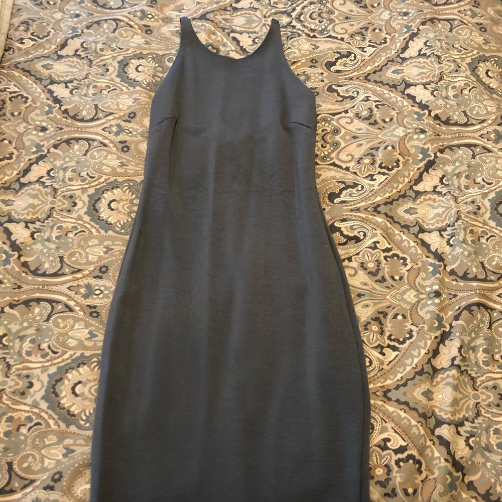 Lulus slate blue bodycon dress